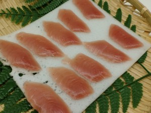 寿司ネタ キハダマグロスライス 8g×10枚 すしねた 生食用 きはだまぐろ のせるだけ 黄肌 インドネシア産 手巻き寿司