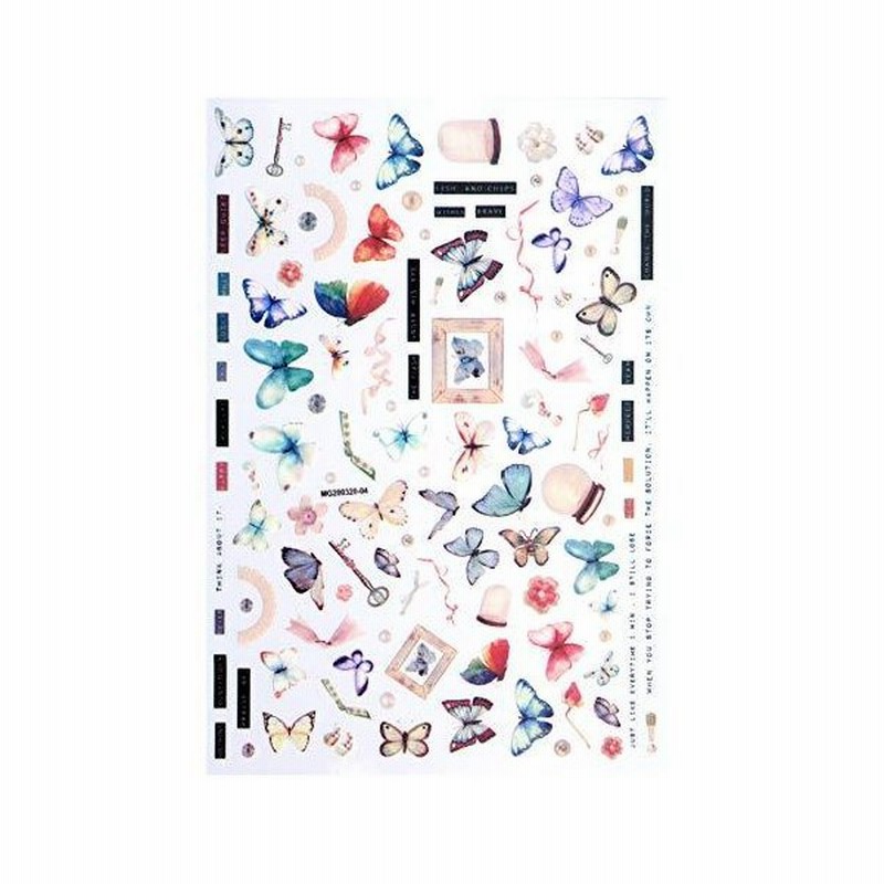 ネイル シール 蝶 多種類から選択可能 簡単貼るだけ バタフライ ステッカー 貼るだけ 3d デコ素材 ネイルアート Uvレジン ジェルネイル 通販 Lineポイント最大0 5 Get Lineショッピング