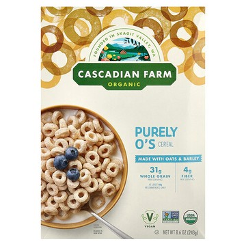 Cascadian Farm, 有機全淨 O's 麥片，8.6 盎司（243 克）