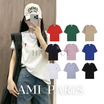 【hao nice】24SS新品法國精品 AMI PARIS 經典logo短T 質感 簡約