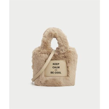 秋冬百搭包包2025新款時尚毛絨水桶毛毛包高級質感手提斜跨單肩包