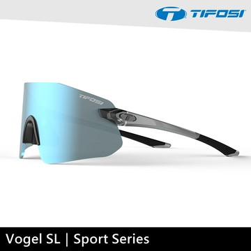 Tifosi 太陽眼鏡 Vogel SL 1800409081 / 透明灰框 (PC霧藍色鍍膜鏡片)