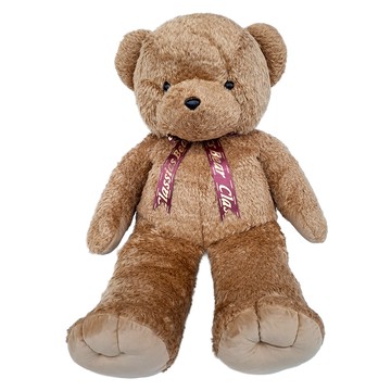 AllBeMine 歐比邁 大熊熊玩偶  長毛柔柔熊 棕色  1個