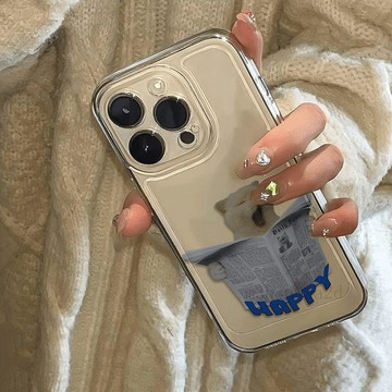 台灣出貨🚀 創意報紙小貓適用於iPhone11PROMAX蘋果15防摔14plus全包12軟殼16