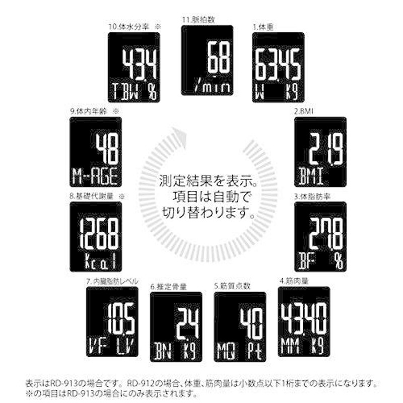 国内外の人気集結！ タニタ 体組成計 スマホ 日本製 ブラック RD-912