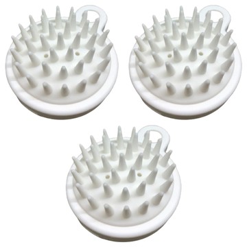 minono 米諾諾 頭皮潔淨按摩梳  3個  White