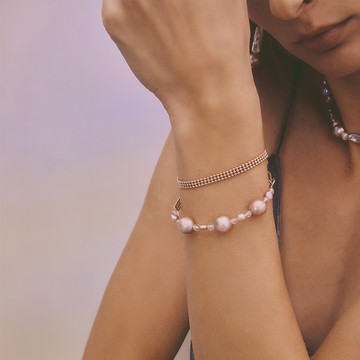 SLOW ROVER｜多重宇宙 珠鍊薰衣草色巴洛克珍珠手鏈 / 項鍊