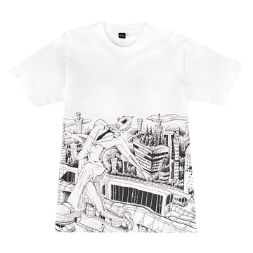 Usagyuuun 棉質 T 恤 海軍藍色 (胸前有口袋)