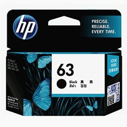 HP F6U62AA NO63  Black  Original Ink Cartridge黑色墨水匣