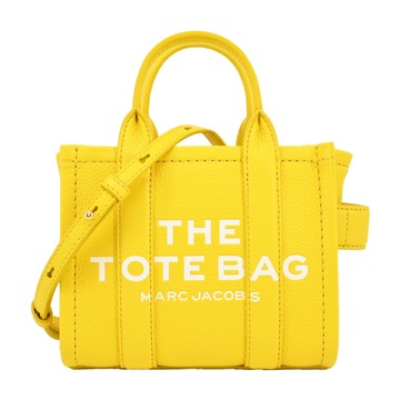 [平輸版] 【MARC JACOBS】 THE LEATHER MICRO TOTE 皮革兩用托特包(黃)真品平輸