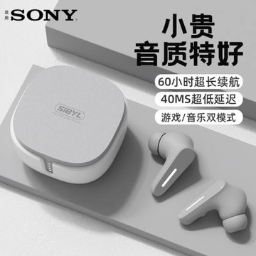 sony適用索尼真無線藍牙耳機高顏值2024新款入耳式真降噪游戲運動