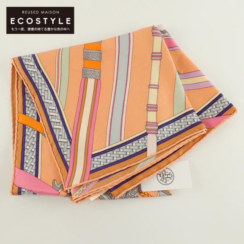 本日限定価格 格安☆ エルメス カレウォッシュ カレ90 馬車柄 スカーフ