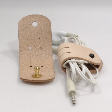 捲線器、收線器、集線器、真皮 皮革 寛3公分-原色3個 100元/個