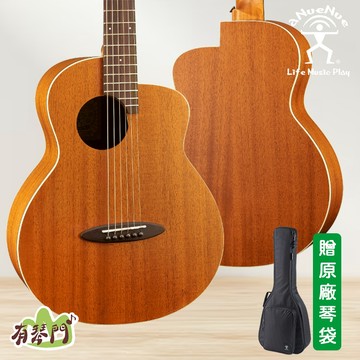 附發票【一年保固】aNueNue M2 36吋吉他 合板桃花心木 旅行吉他 小吉他 木吉他 彩虹人 誕生鳥 鳥吉他