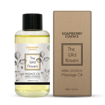 【古寶】99.7%大自然來源的~小野花暖暖鬆筋舒酸按摩油100ml