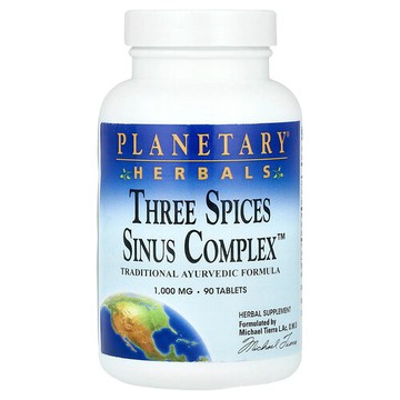 Planetary Herbals, 三香料鼻竇幫助複合物™，90 片