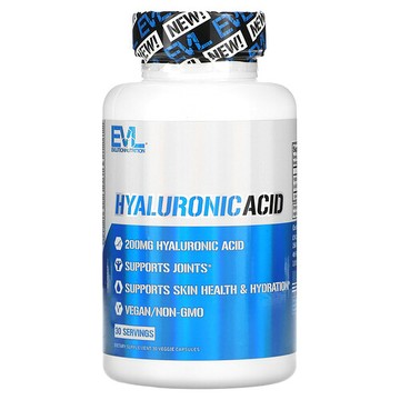 EVLution Nutrition, 透明質酸，200 毫克，30 粒素食膠囊
