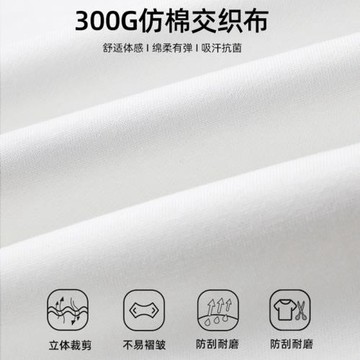 ProteusBoy衛衣男春秋冬季2025新款美式重磅300g條紋圓領無帽長袖