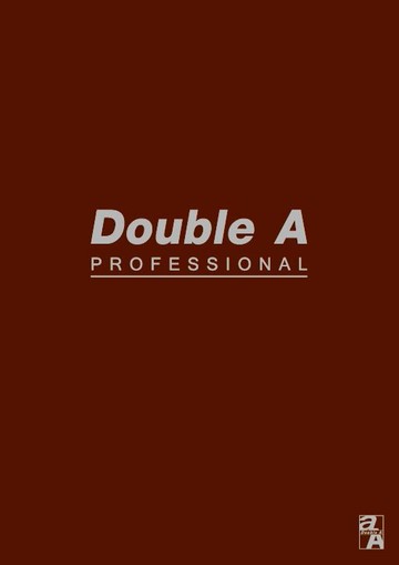 【DOUBLE A】辦公室系列筆記本-A5/膠裝/40頁-橫線內頁(咖啡)
