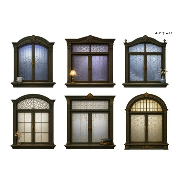 【9 月新品】20-150-0047 剪裁紙 幻想復古浪漫喫茶店