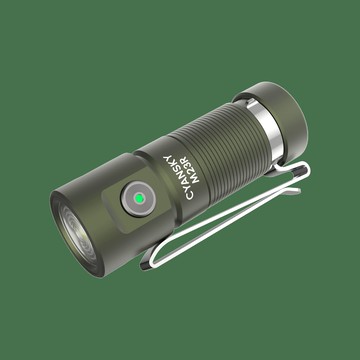 {保固一年 可打統編}CYANSKY M23R隨身迷你LED強光手電直充尾部磁吸雙向抱夾