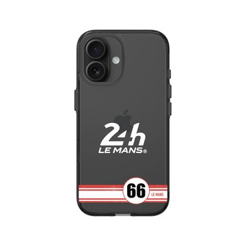 iPhone 16 Clear (相機按鈕) 酷墨灰 - 24 Hours of Le Mans - Le Mans 66 Logo