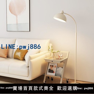 【物美價廉】落地燈客廳奶油風沙發邊擺件臥室床頭兒童房網紅ins侘寂立式臺燈