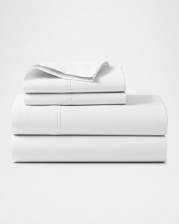 Organic 464 Percale Flat Sheet, FULL