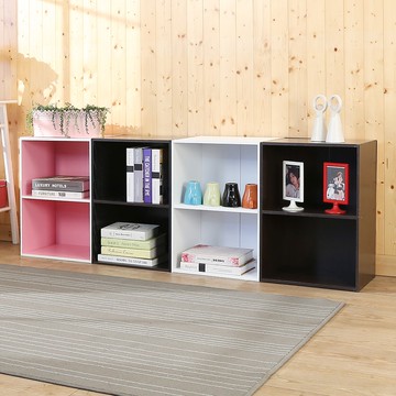 粉彩二格書收納櫃/書櫃  B-CH-BO024 二層櫃 置物櫃 邊櫃 櫃子 書櫃 玄關櫃 空櫃 鞋櫃 書櫃 儲藏櫃