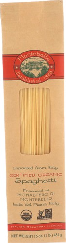 Montebello Organic Pasta Spaghetti 16 oz