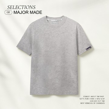 品牌織標極簡厚磅多色素T