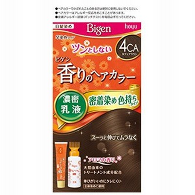ビゲン香りのヘアカラー乳液 4CA（カフェブラウン）