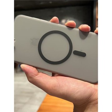 帶鏡頭膜磁吸Magsafe無線充電墨水黑灰色半透明適用iPhone七7plus手機殼蘋果8八PLUS保護套超薄磨砂全包硬殼