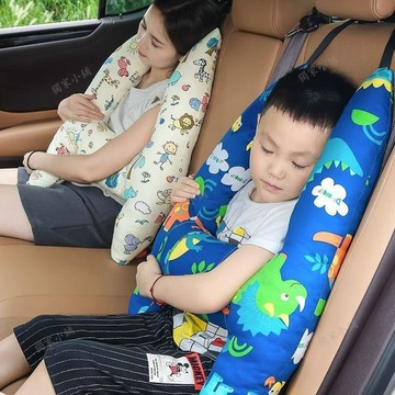【臺灣-出貨】汽車頭枕兒童睡覺神器護頸枕長途車載上抱枕後座後排枕頭車用睡枕5r5f