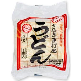 1072631-kfju　さぬきゆでうどん3食セット　600g(200g×3袋) （スープなし）