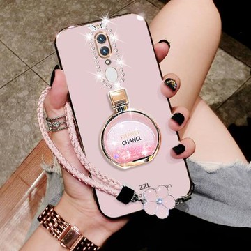 oppoA9手機殼OPPOA9x保護殼A9硅膠套PCAM10全包鏡頭防摔opa9軟殼opopA9后外殼女流沙帶支架0pp0a9x新款鋼化膜