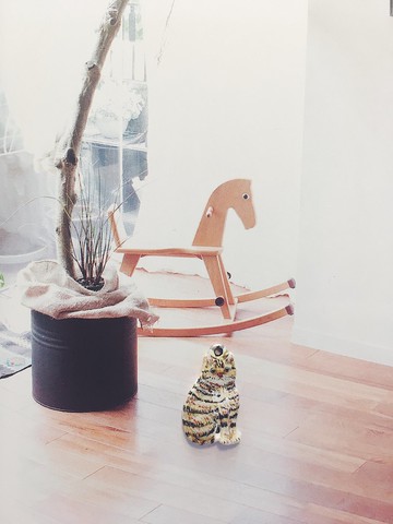 手繪墜子 - 小貓