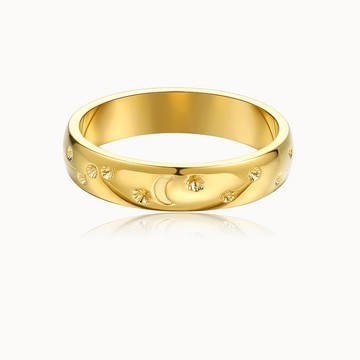 星空雕刻幼環戒指 - 歐美戒指 - 指環 - 星空戒指