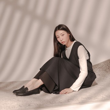 Dayrest_余暇剪接背心洋裝_25AF10_藏青