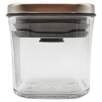 OXO 不鏽鋼正方按壓保鮮盒  200ml  1個