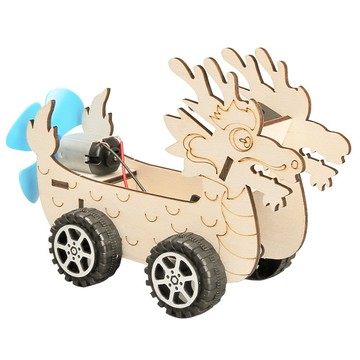 🌈「探夢科學」龍舟風力車 端午節國小科技小製作diy益智手工科學實驗教具材料