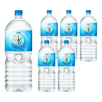 Asahi 朝日 富士山礦泉水  6瓶  2L