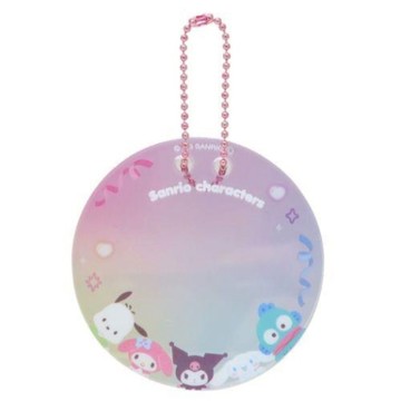 小禮堂 Sanrio 三麗鷗 圓形壓克力相片吊飾 (偶像應援)