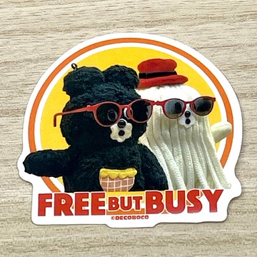 FREE BUT BUSY 帥哥貼紙