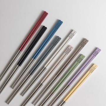 【客製化禮物】長款筷子 24.2cm  雷雕刻字 台灣製 HH健康於筷