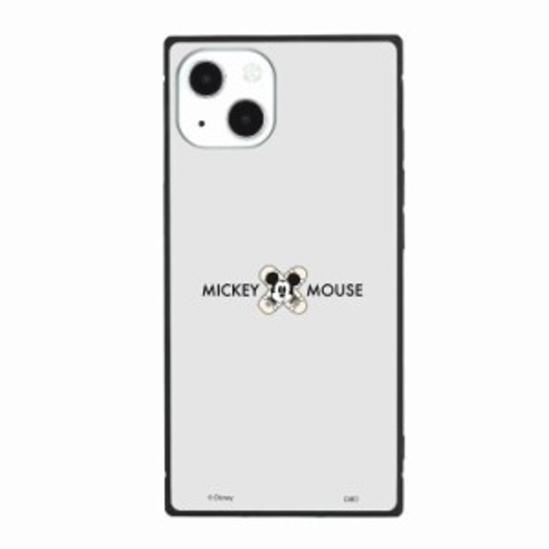 iPhone 13 ケース ディズニー ミッキーマウス 耐衝撃カバー スクエア ...