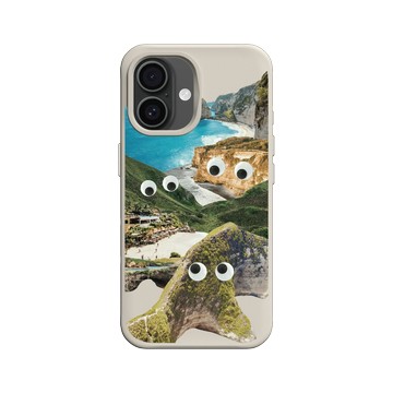 iPhone 16 SolidX 貝殼灰 - LOOK！多看我一眼 LOOK! Nature Seeks Attention - 人在做 峇里島在看