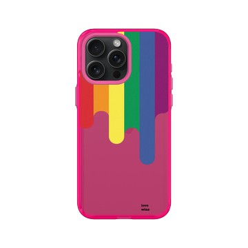 iPhone 15 Pro Max Clear 粉漾桃 - Love in All ____ - lovewins-彩虹