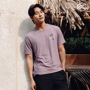 ADISI 男WINCOOL涼感乾爽機能圓領T AL2411012 酒紅紫 (M-3XL)