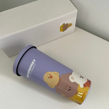 🇰🇷韓國KKOBA 現貨 Moominzy 打招呼款 不鏽鋼 環保杯 保溫杯 不鏽鋼杯 水壺 保溫瓶 保冷杯 杯子